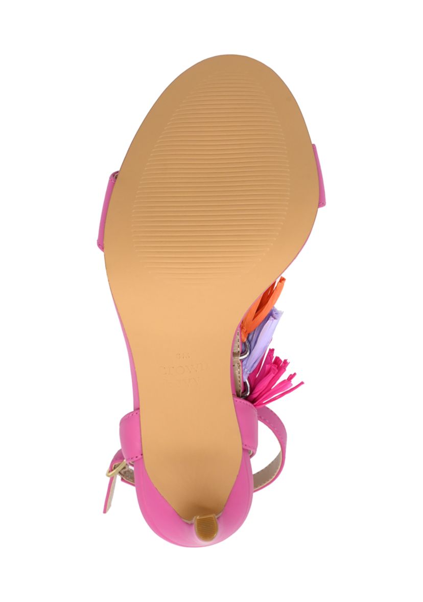 Abigail Fringe Heeled Sandals