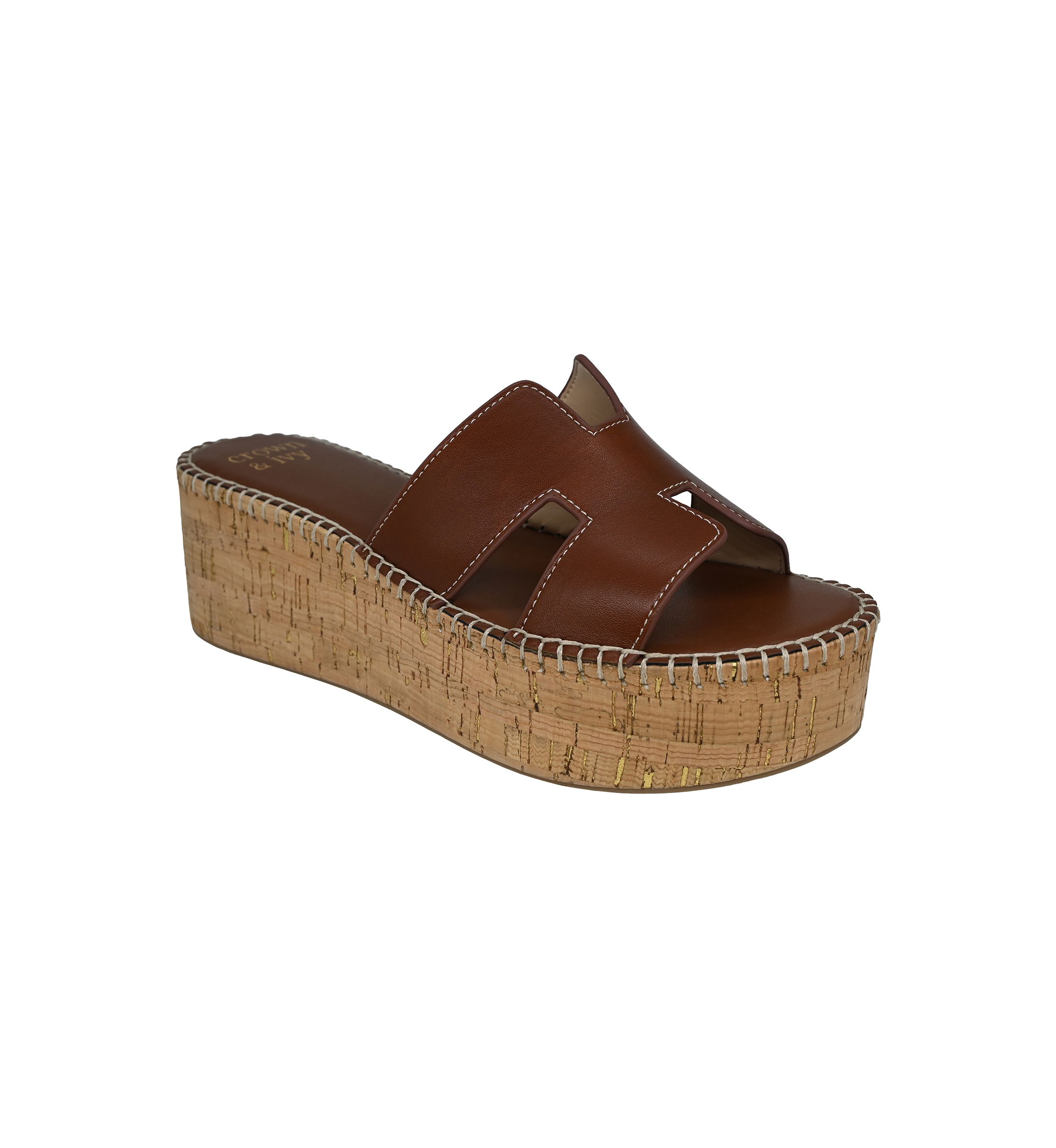Raven H Band Platform Cork Sandals
