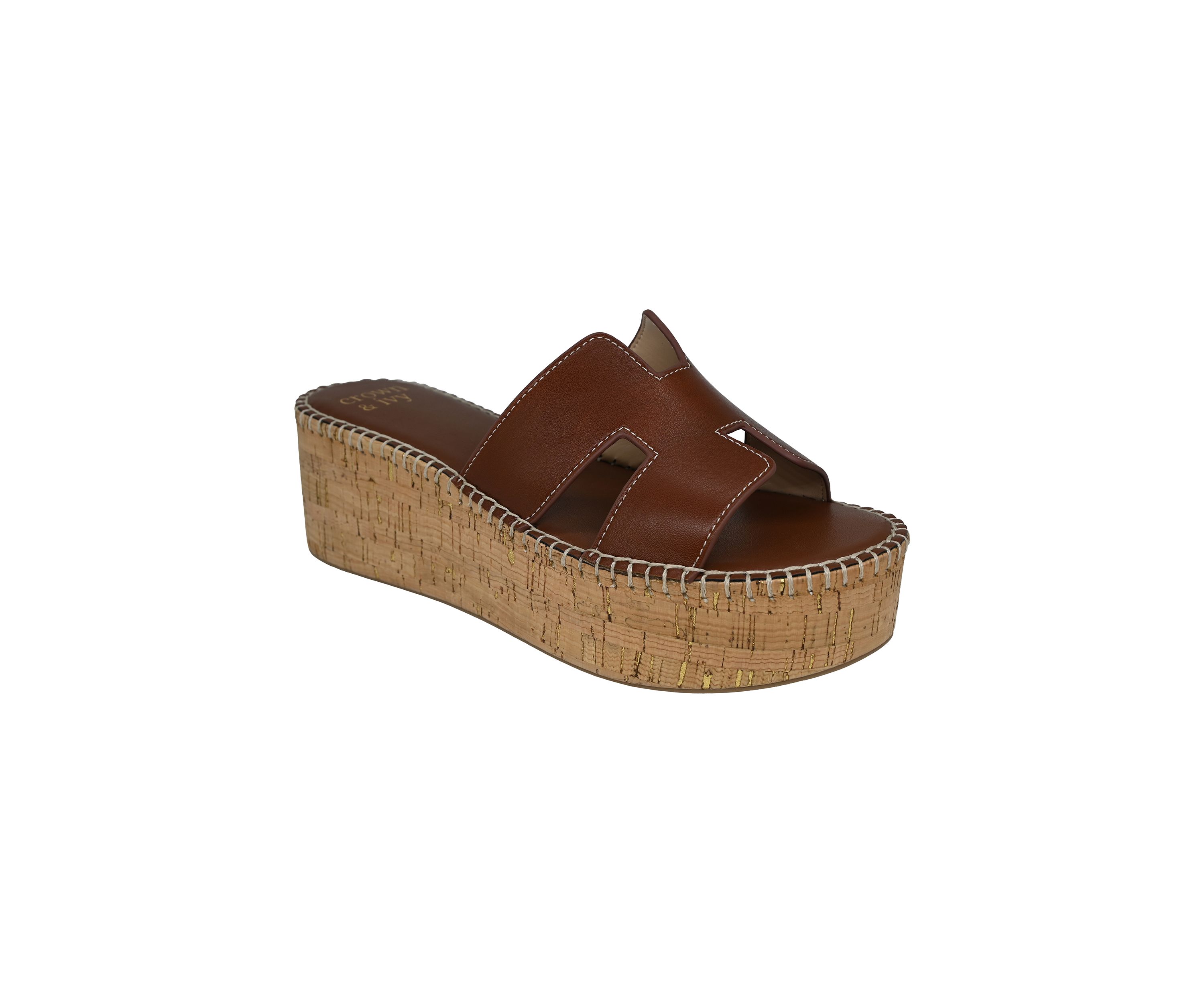 Raven H Band Platform Cork Sandals