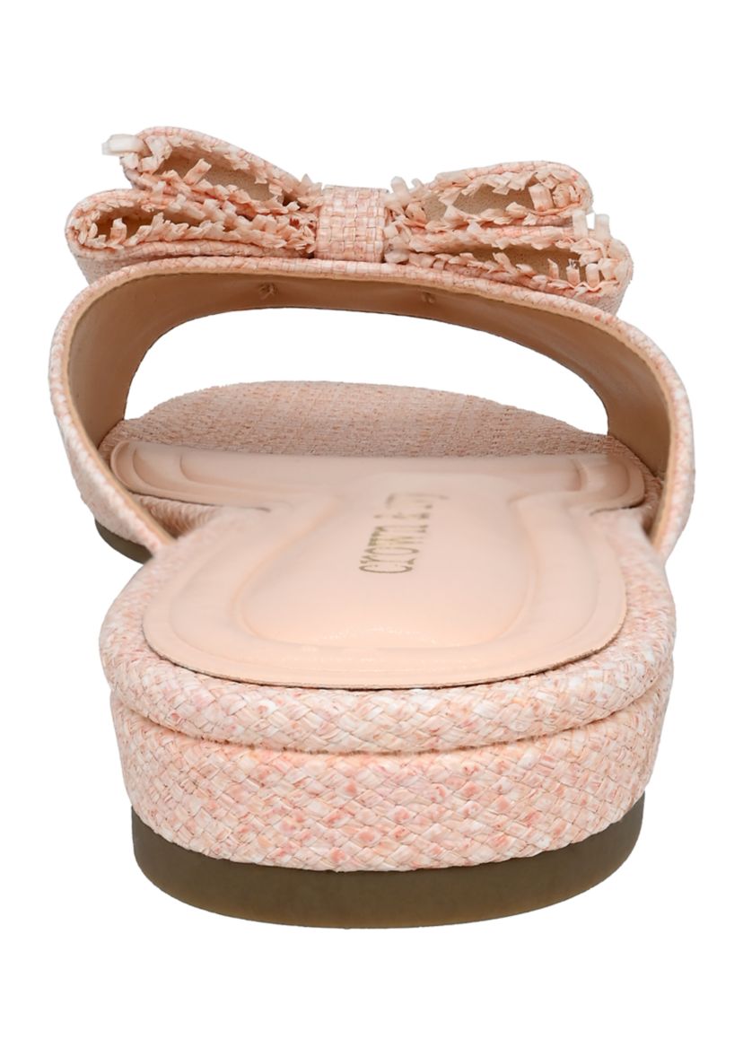 Peri Bow Slide Sandals