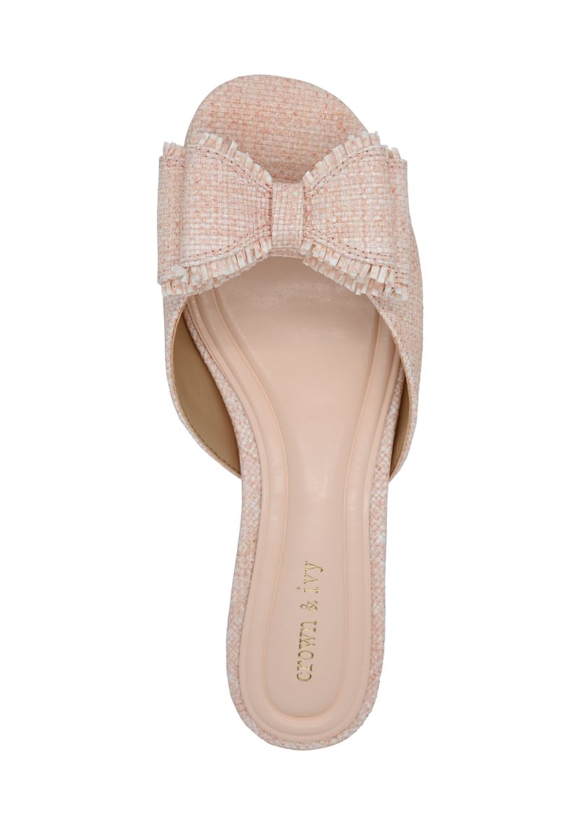 Peri Bow Slide Sandals