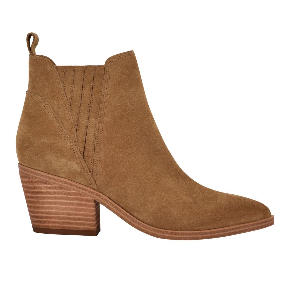 Teona Pointy Toe Chelsea Booties