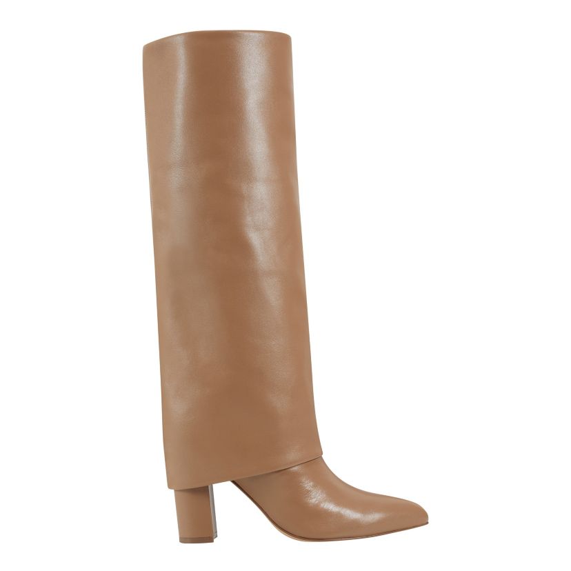 Leina Block Heel Pointy Toe Dress Boots