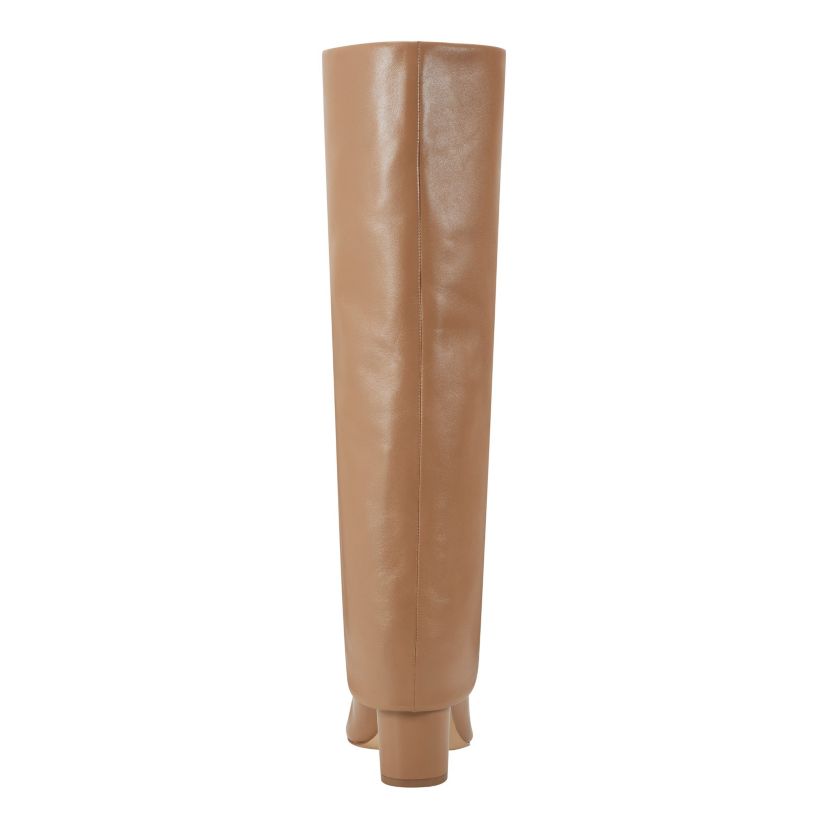 Leina Block Heel Pointy Toe Dress Boots