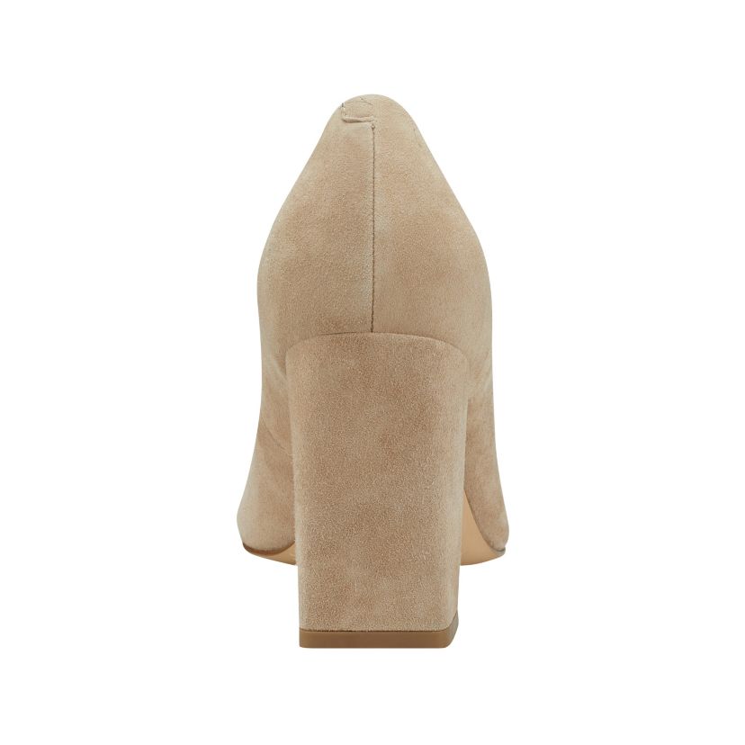 Yalina Slip-on Block Heel Dress Pumps