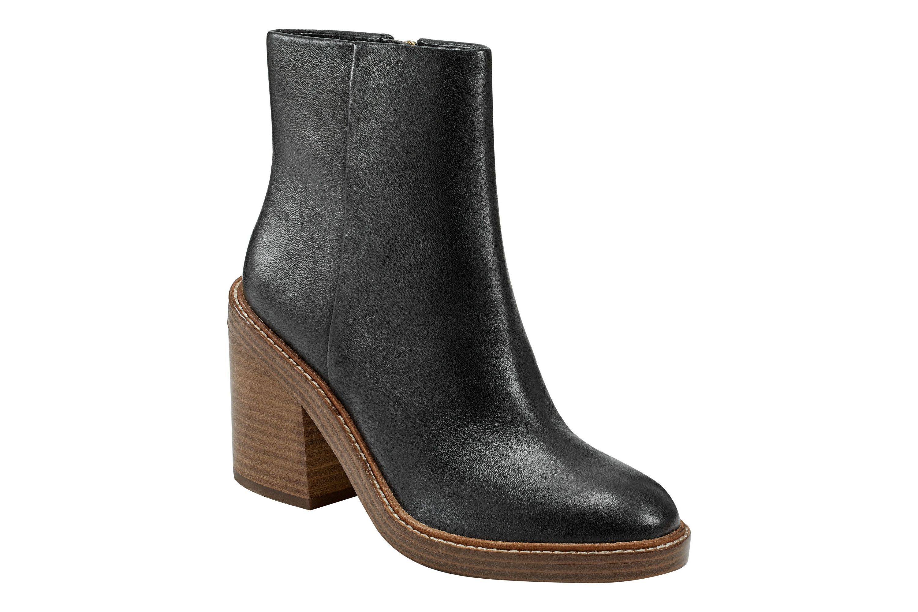 Haleena Block Heel Dress Booties