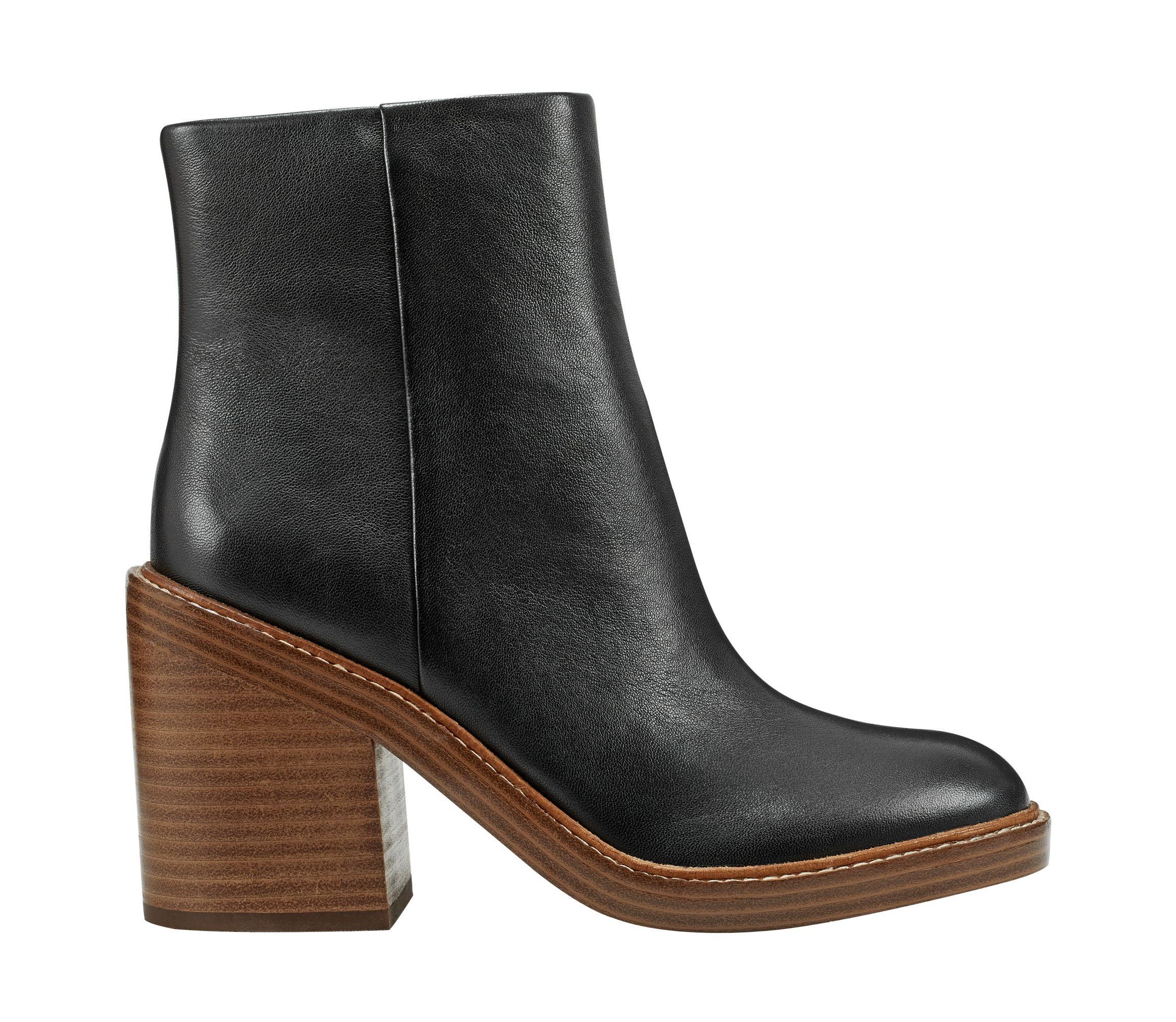 Haleena Block Heel Dress Booties