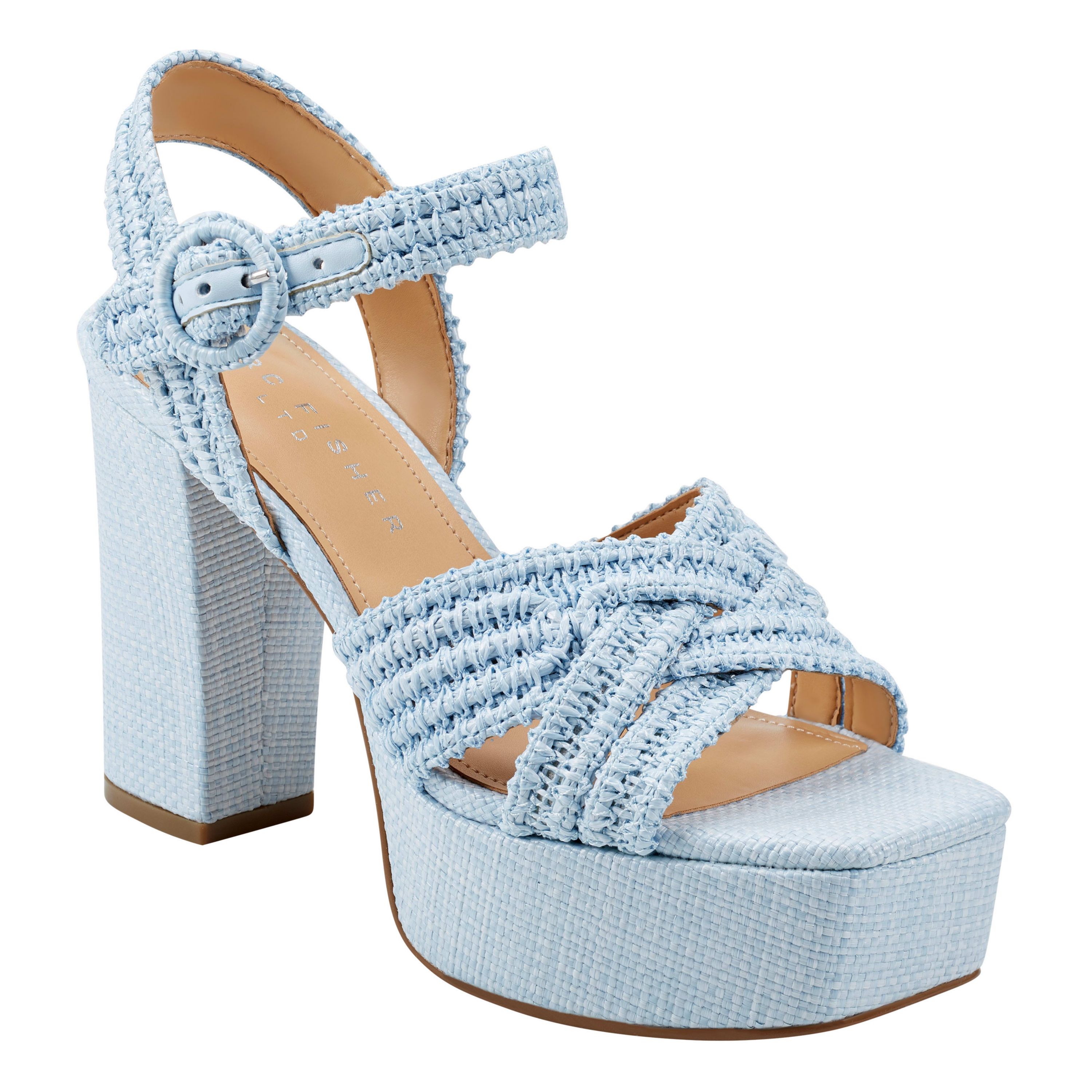 Chesse Block Heel Dress Sandals