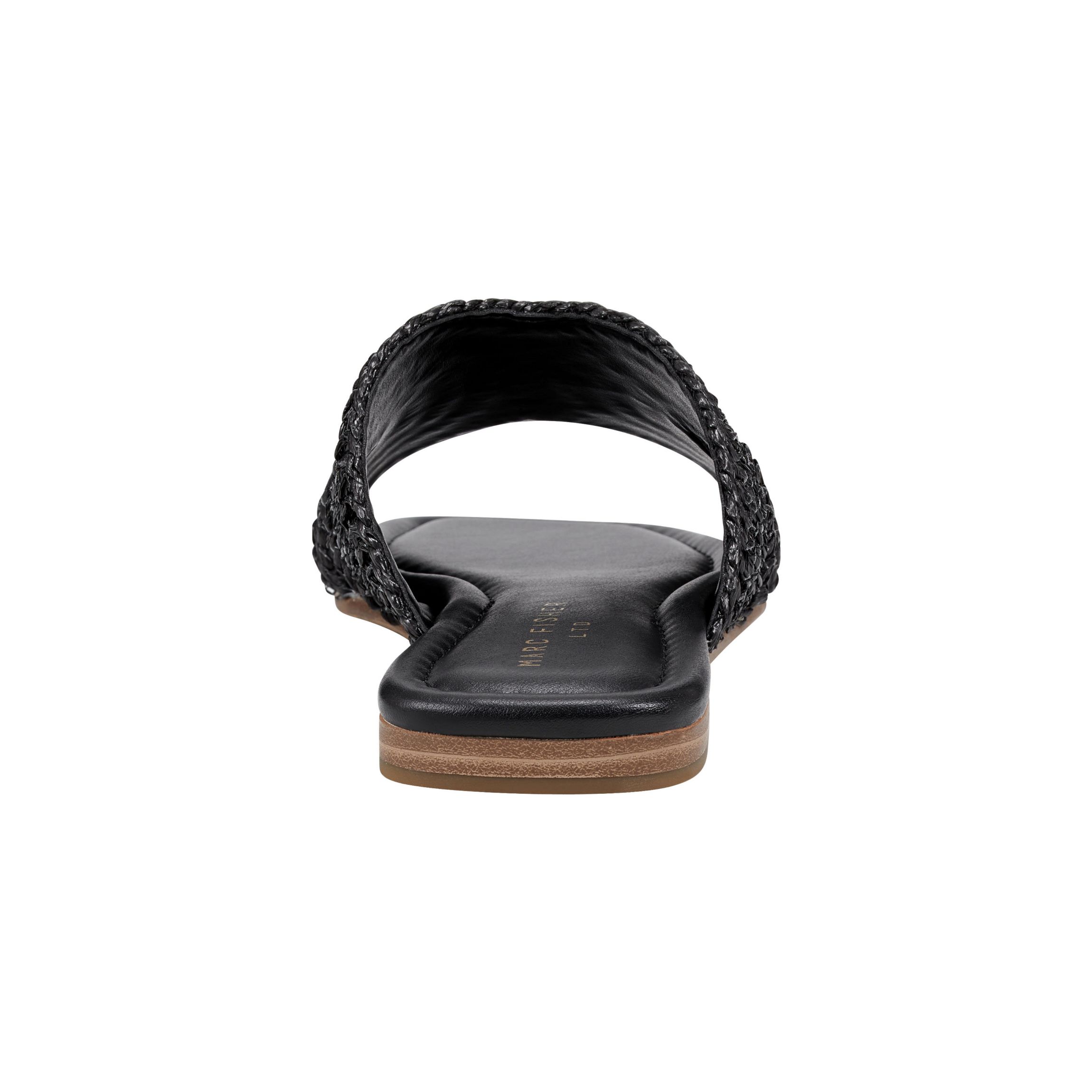 Narda Sqaure Toe Flat Sandals