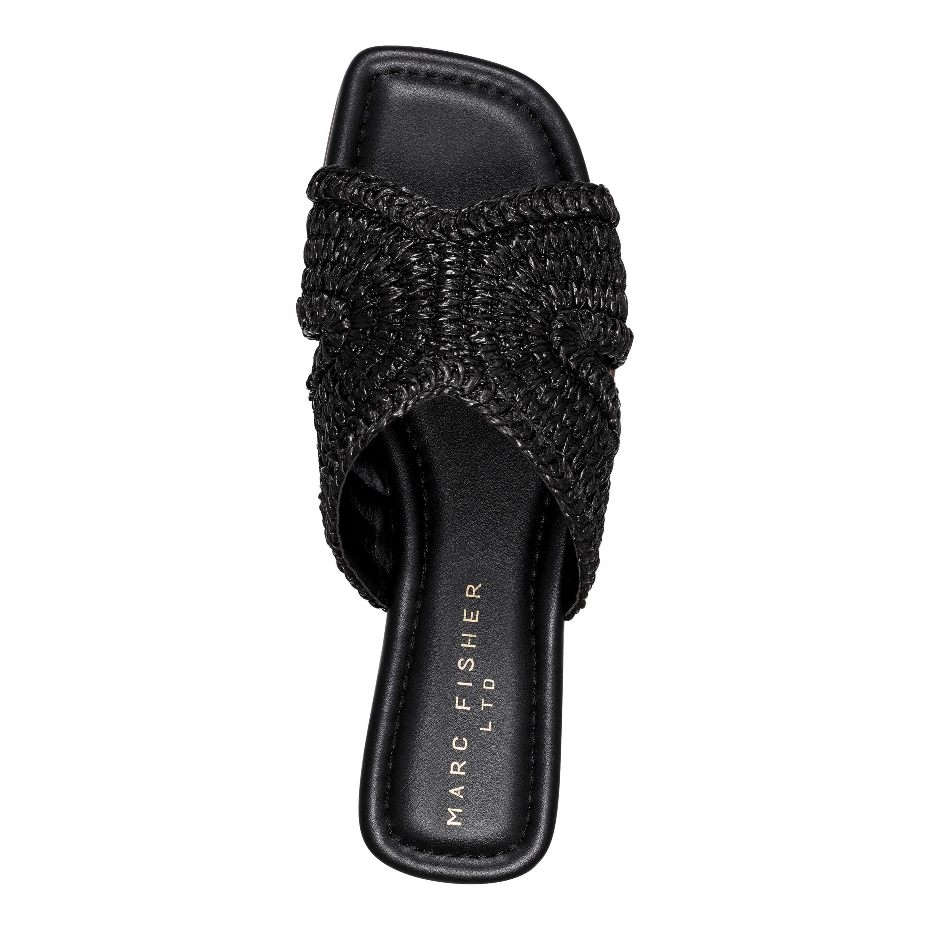 Narda Sqaure Toe Flat Sandals