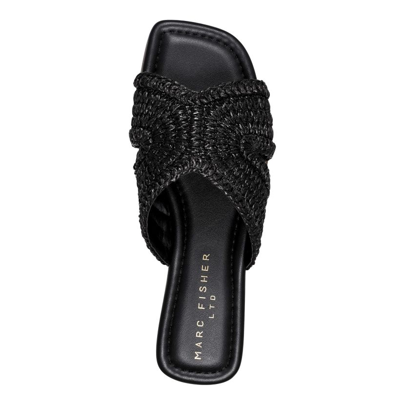 Narda Sqaure Toe Flat Sandals