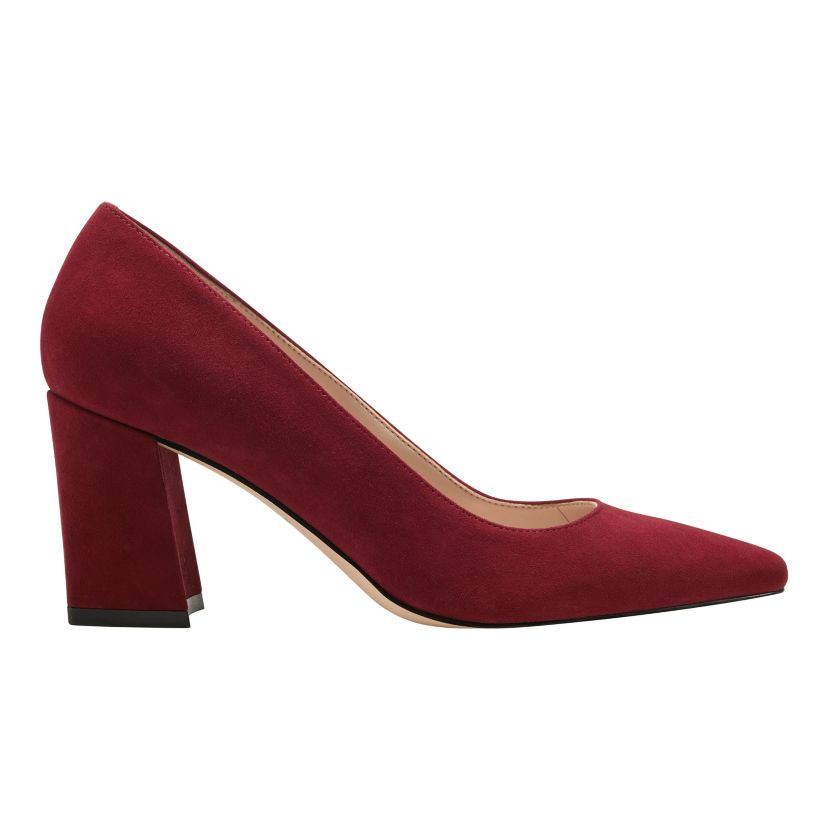 Varla Block Heel Slip-on Dress Pumps