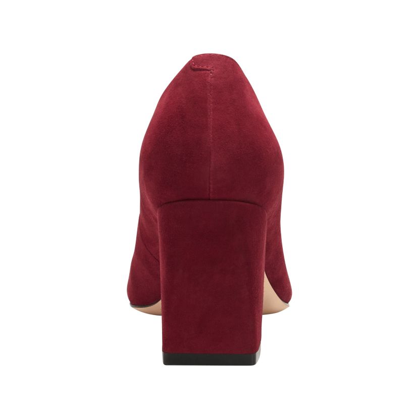 Varla Block Heel Slip-on Dress Pumps