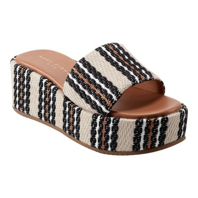 Marc Fisher LTD Women's Daylin Slip-on Platform Wedge Sandals, 8M