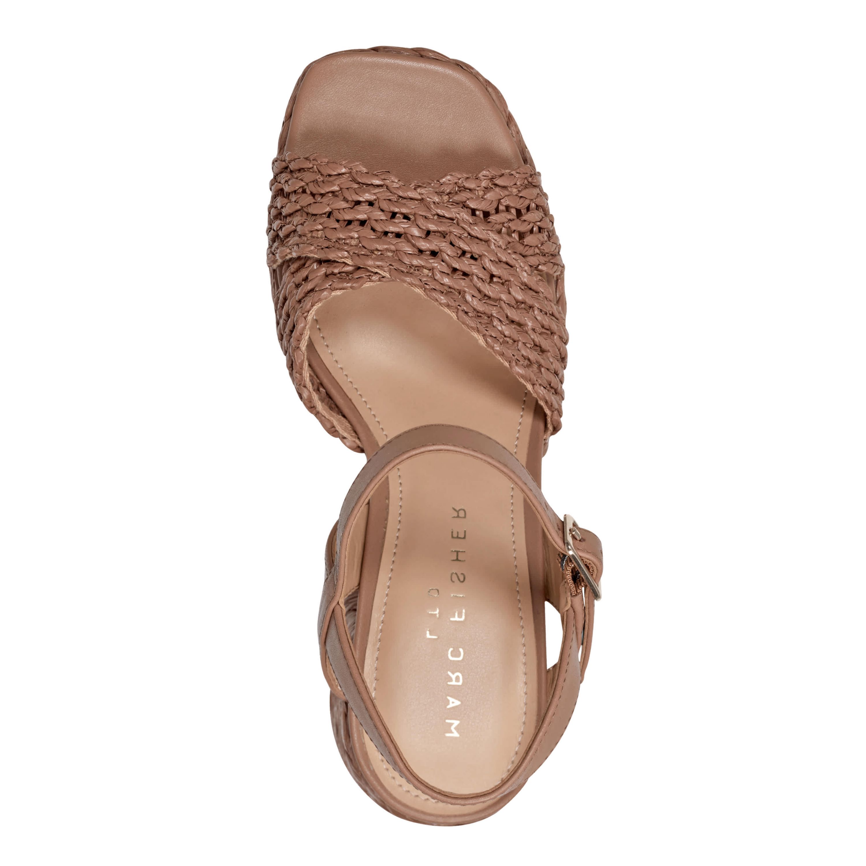Juliey Block Heel Square Toe Dress Sandals