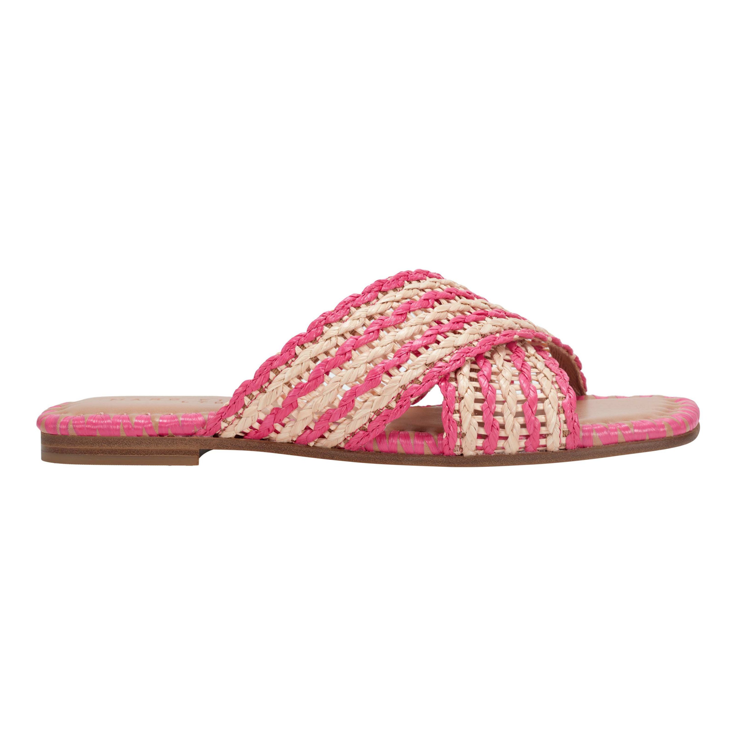 Nylie Slip-on Square Toe Flat Sandals