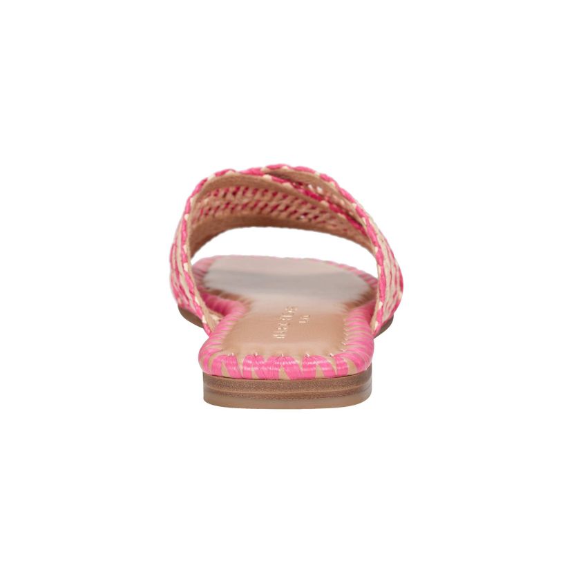 Nylie Slip-on Square Toe Flat Sandals