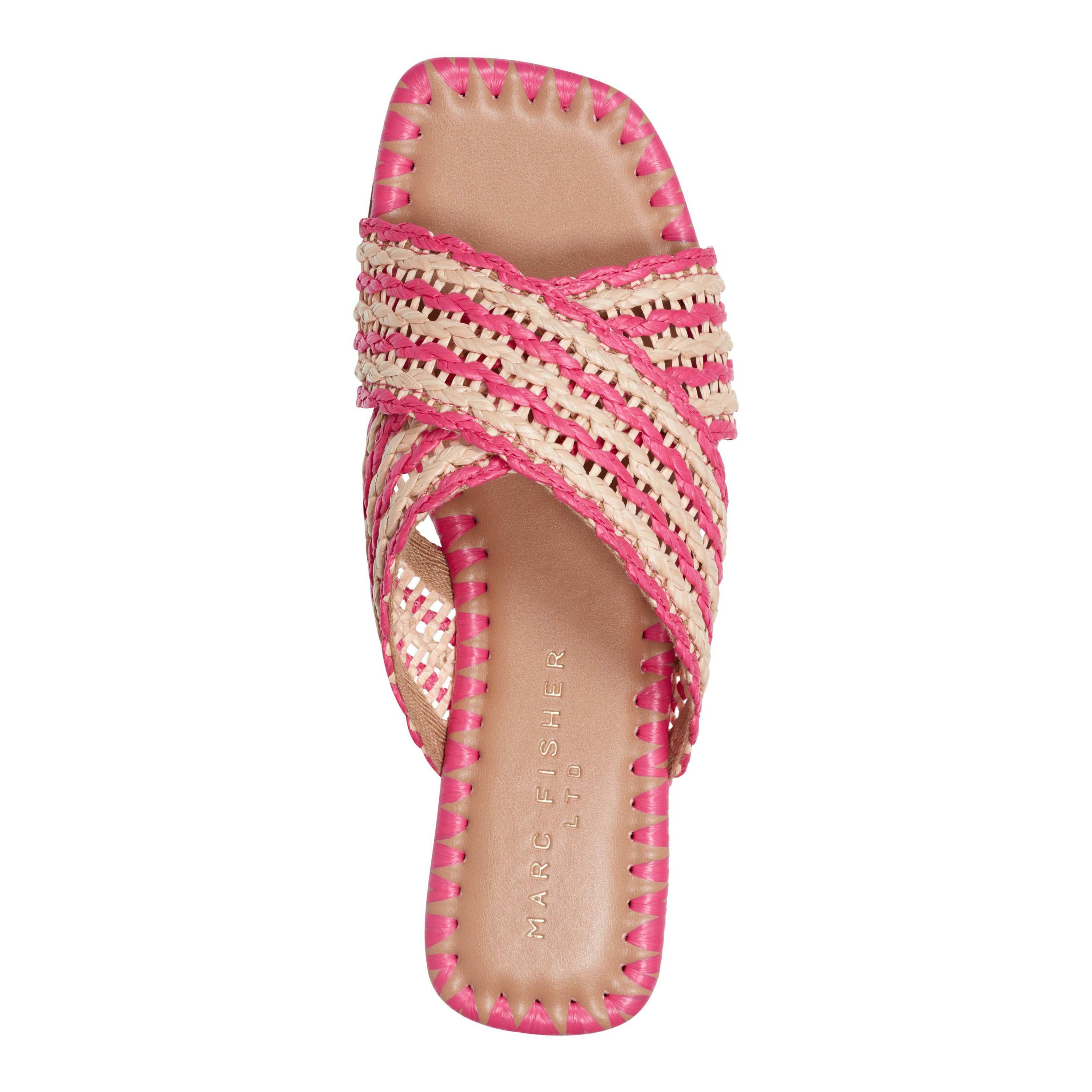 Nylie Slip-on Square Toe Flat Sandals