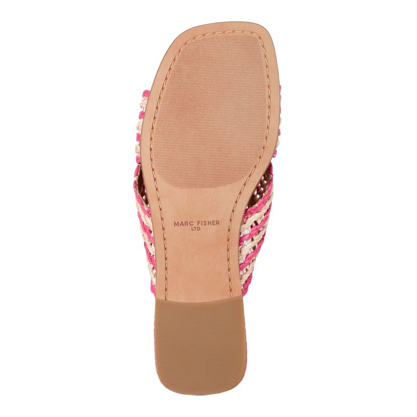Nylie Slip-on Square Toe Flat Sandals
