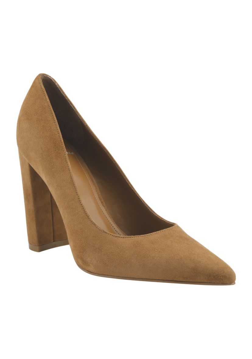 Abilene Block Heel Pointy Toe Dress Pumps