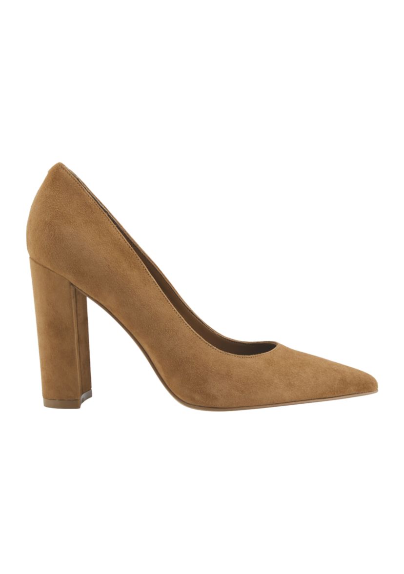 Abilene Block Heel Pointy Toe Dress Pumps