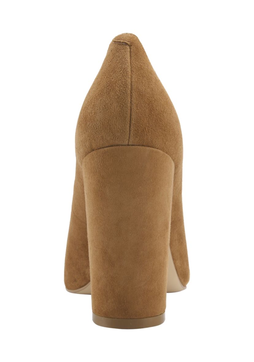 Abilene Block Heel Pointy Toe Dress Pumps