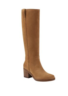 Marc Fisher LTD Women's Hydria Cold Weather Block Heel Dress Boots, 8.5M