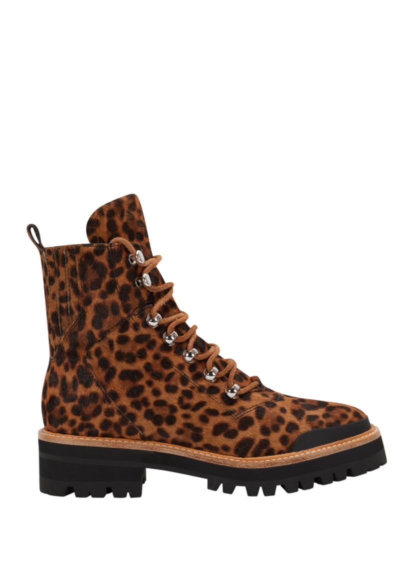 Lizzie Shearling Lace Up Hiking Boots
