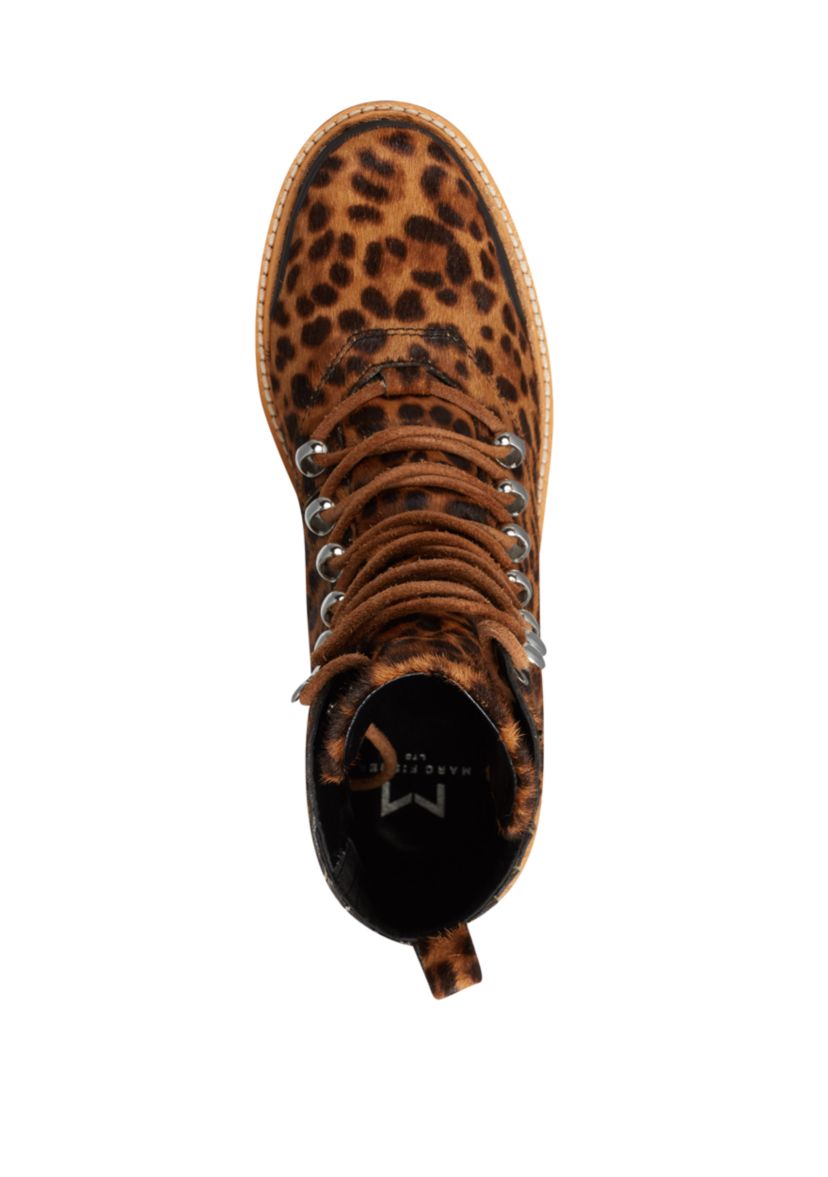Lizzie Shearling Lace Up Hiking Boots
