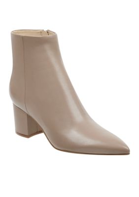 pointy flat booties