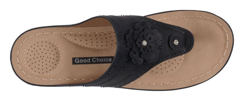 Womens Comfort Low Wedge Sandal