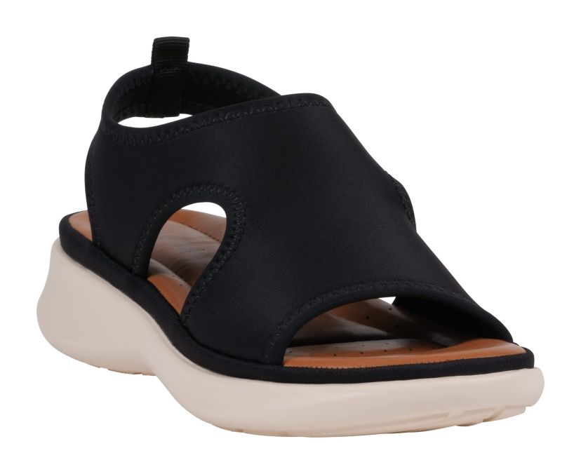 Womens Stretch Lycra Wedge Sandal