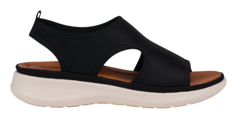 Womens Stretch Lycra Wedge Sandal