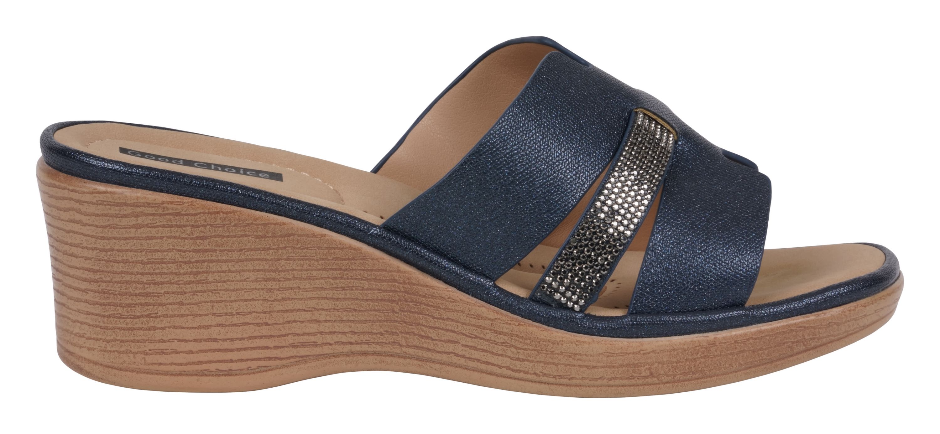Womens Slip-On Wedge Sandal