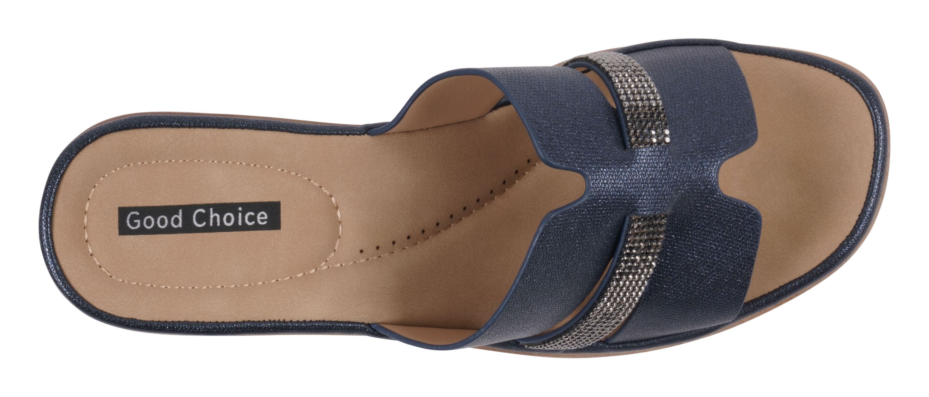 Womens Slip-On Wedge Sandal