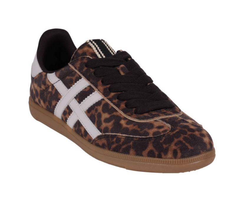 Womens Lace Up Retro Sneakers