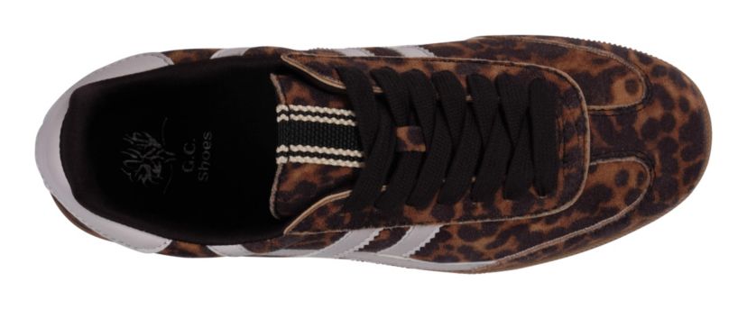 Womens Lace Up Retro Sneakers