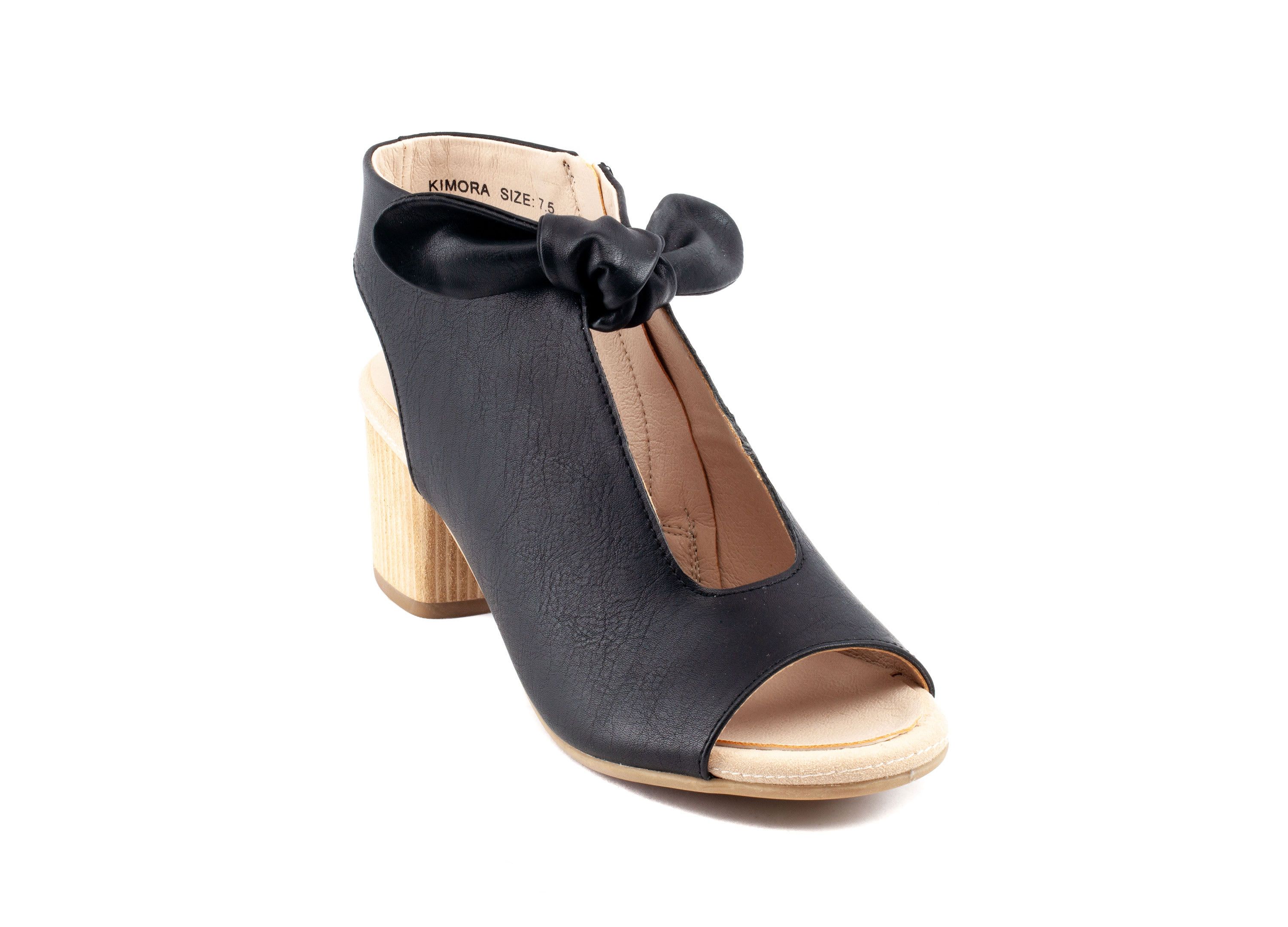 Womens Block Heel Shootie