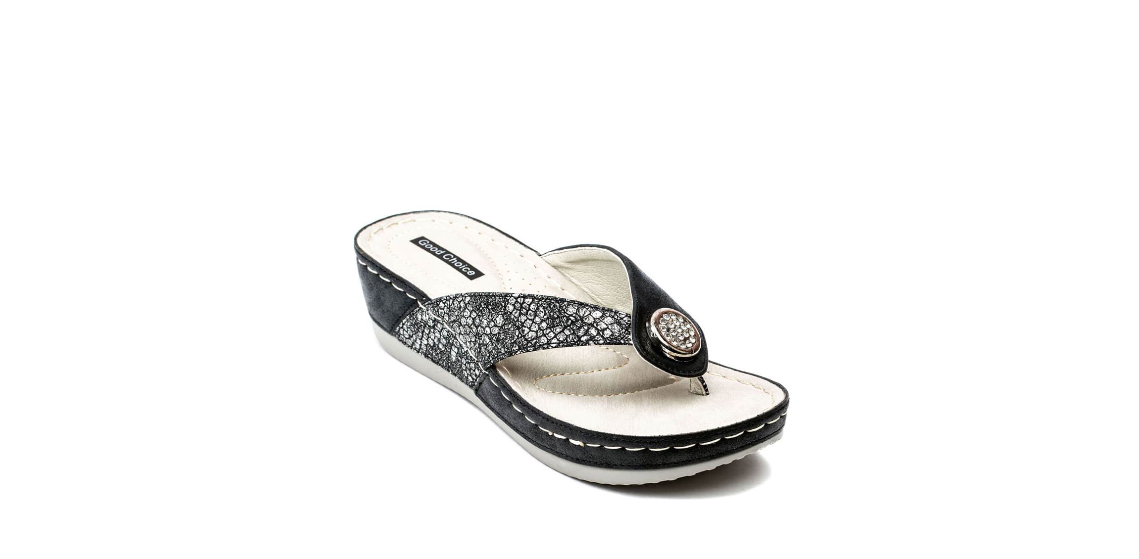 Dafni Low Wedge Comfort Sandal