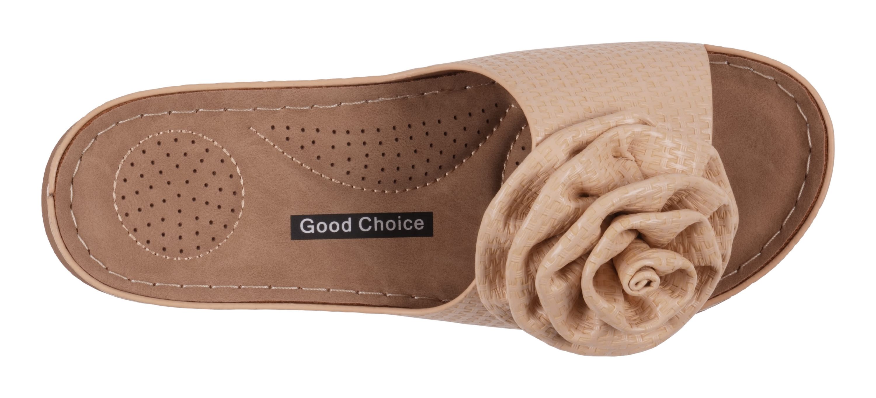 Honey Flower Rosette Sandal