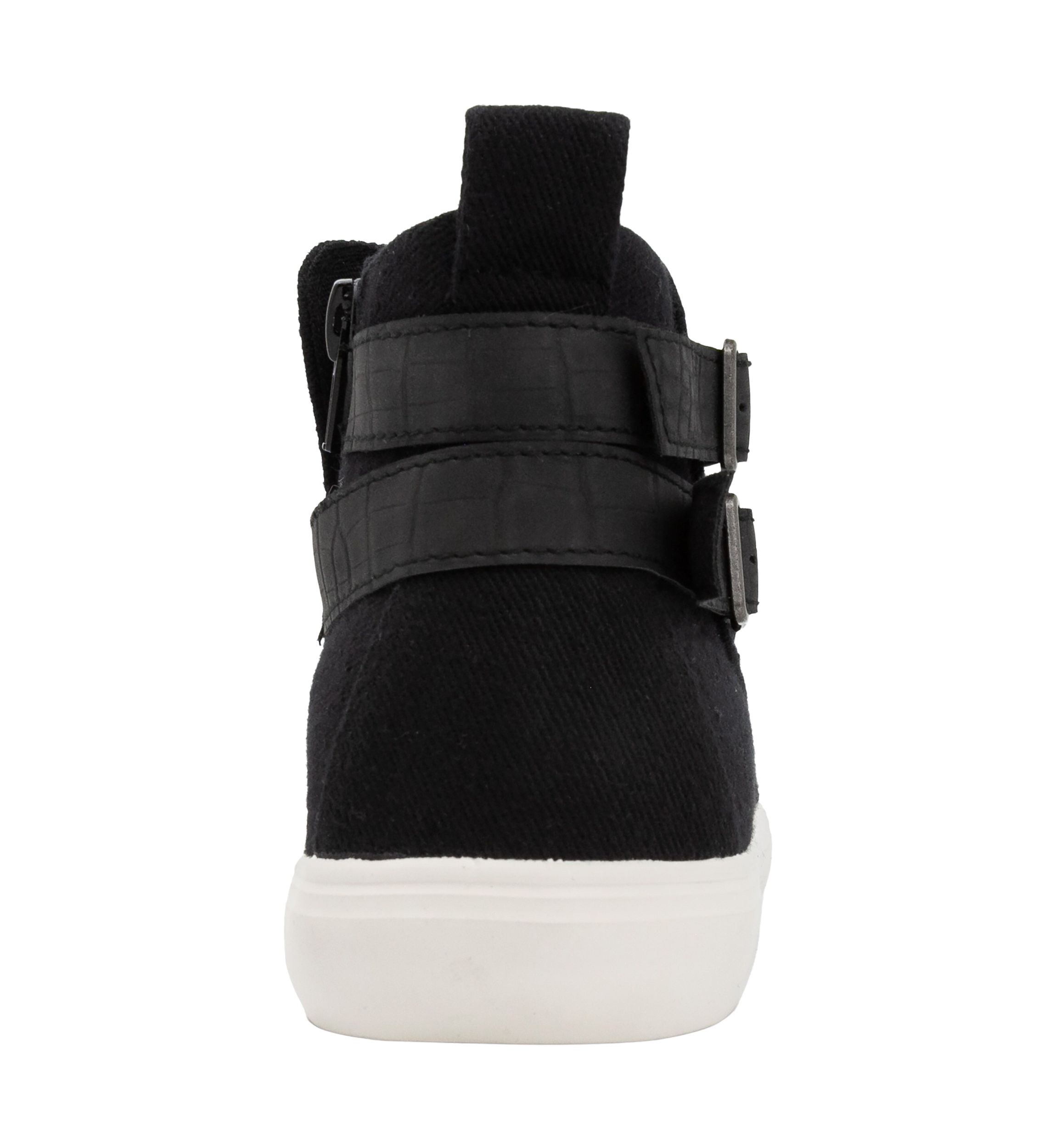 Poster Buckle Hightop Sneakers