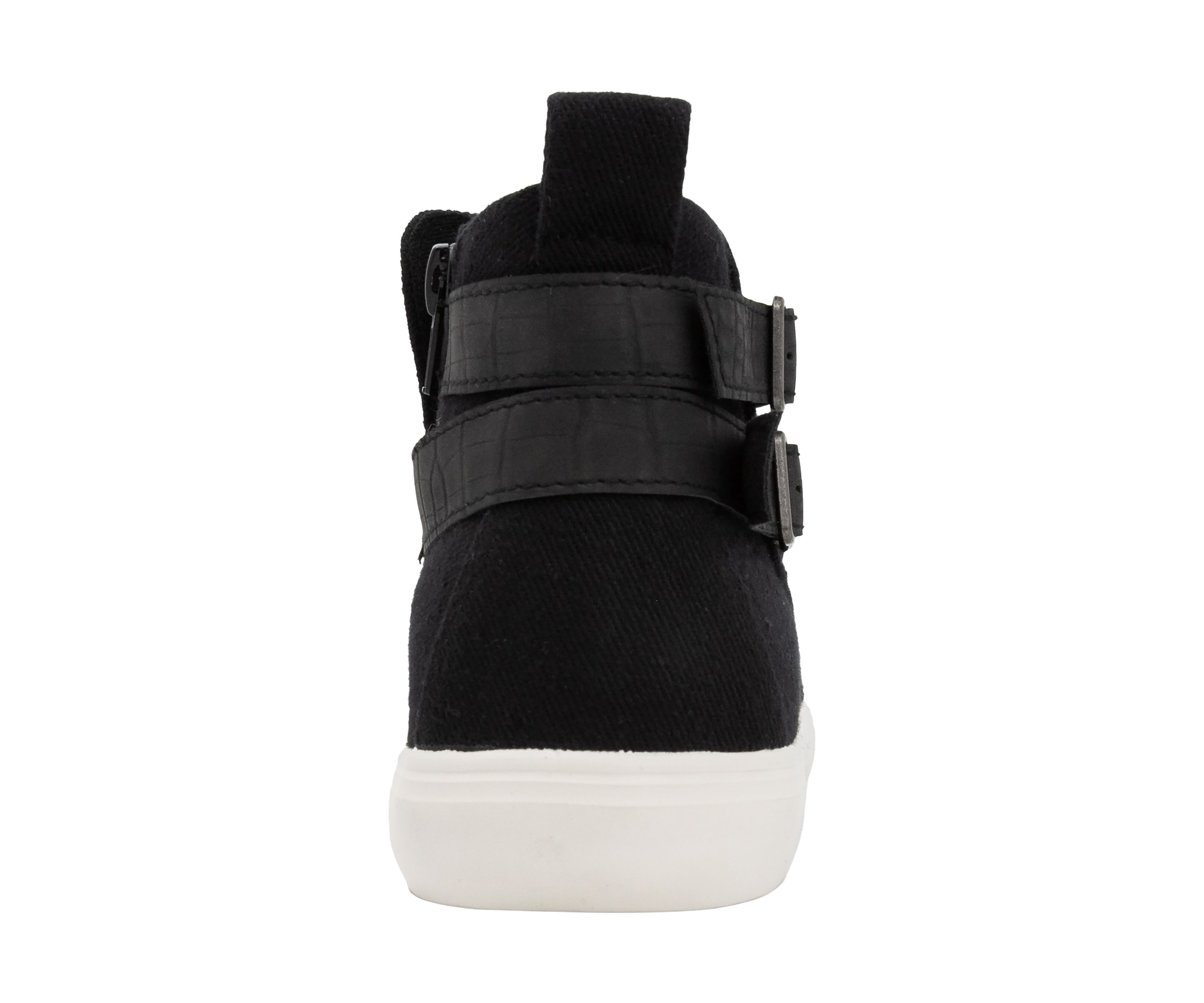 Poster Buckle Hightop Sneakers