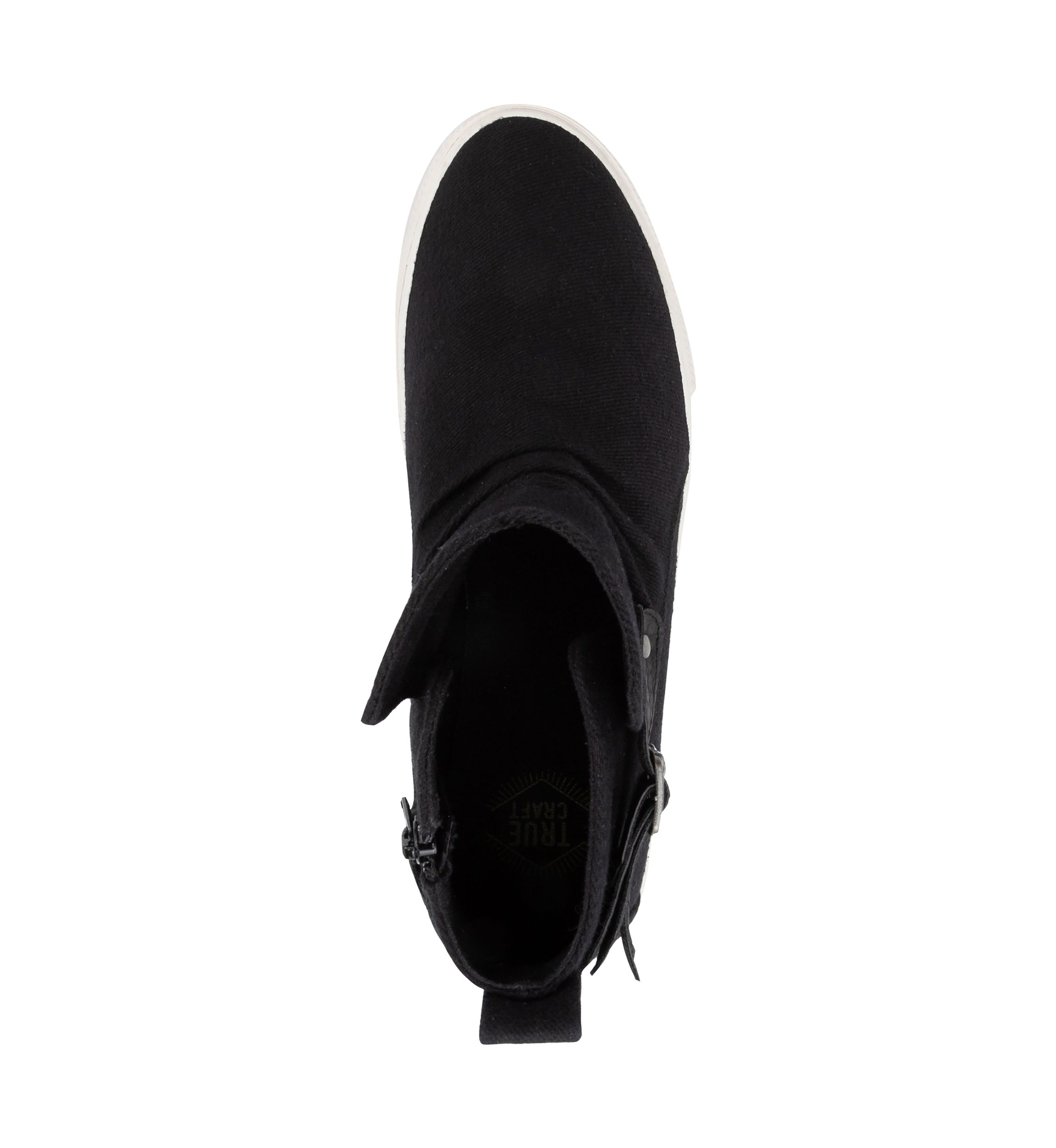 Poster Buckle Hightop Sneakers