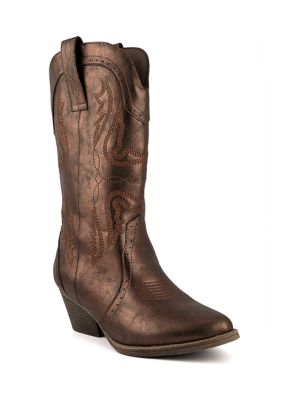 Belk red store cowboy boots