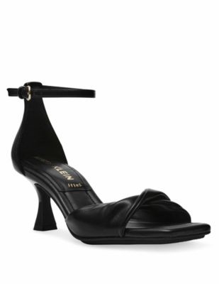 Anne Klein Women's Jessie Dress Sandal, Black, 5.5M