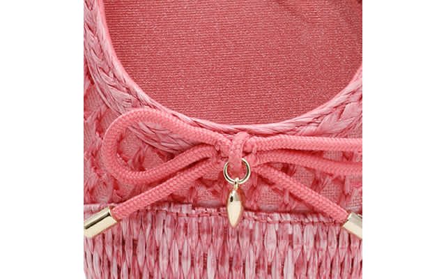 Pink Raffia