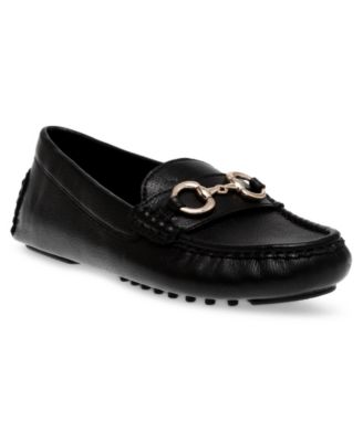 Anne Klein Women's Chrystie Moc, Black, 6.5M