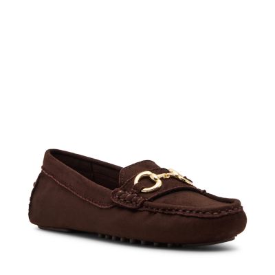 Anne Klein Women's Chrystie Moc, Dark Brown, 6M