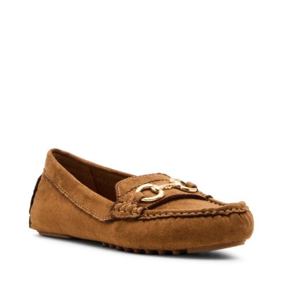 Anne Klein Women's Chrystie Moc, Tan, 7M