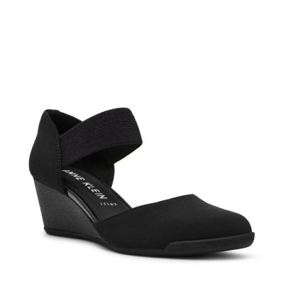 Anne Klein Women's Tiffany Stretch Wedge Heels, 11M